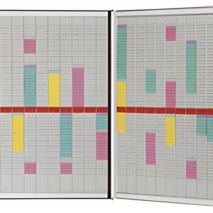 nobo Kit planning, pliable, fermable à clé, avec accessoires