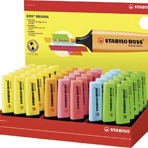 STABILO Surligneur BOSS ORIGINAL, présentoir en carton de 45