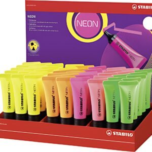 STABILO Surligneur NEON, présentoir de 45