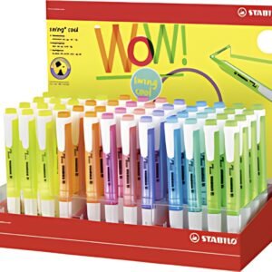 STABILO Surligneurs swing cool, présentoir en carton de 48