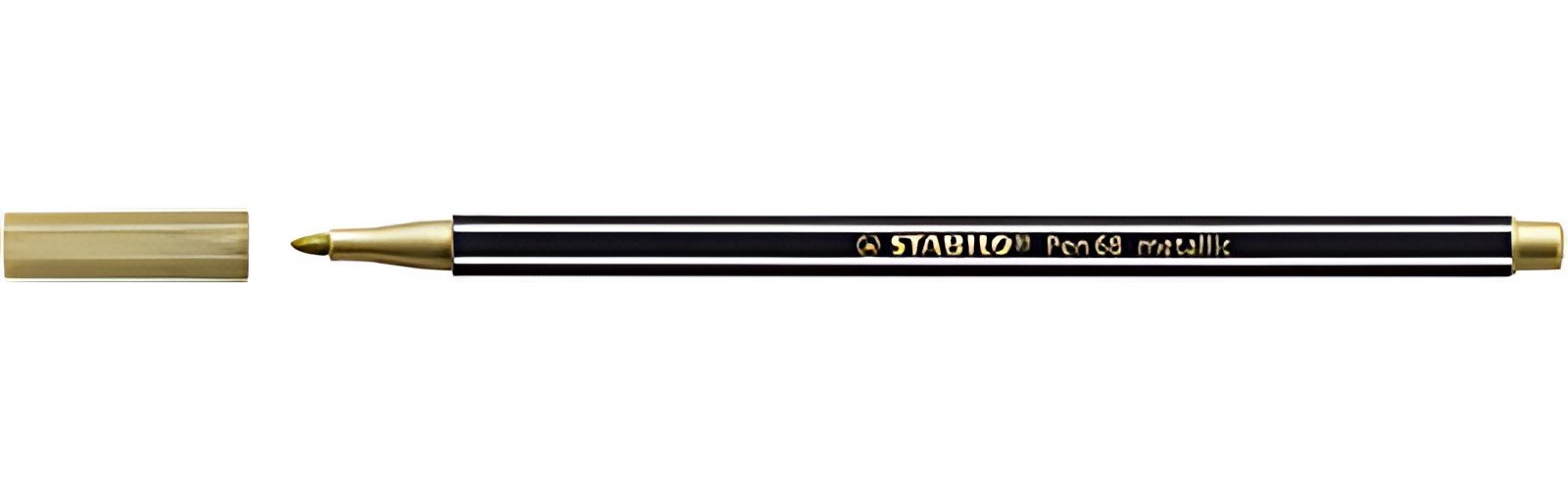 STABILO Stylo feutre Pen 68 metallic, or