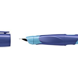 STABILO Stylo plume EASYbirdy L, gauchers, bleu/azur