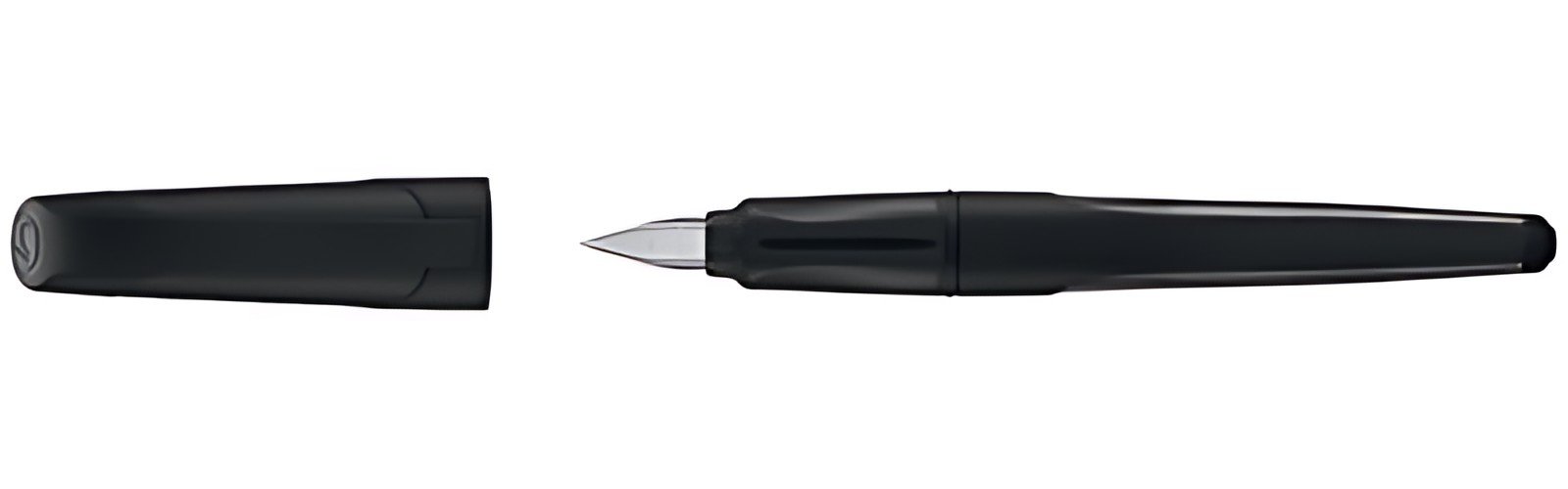 STABILO Stylo plume EASYbuddy L, gauchers, noir/bleu