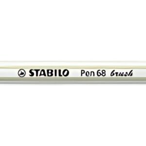 STABILO Feutre pinceau Pen 68 brush, vert feuille
