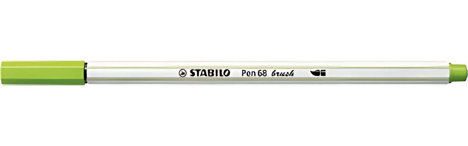 STABILO Feutre pinceau Pen 68 brush, vert feuille