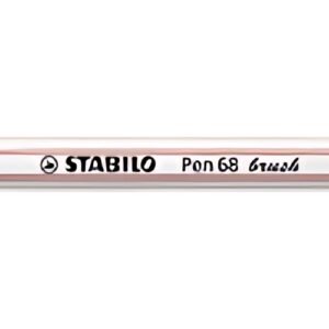 STABILO Feutre pinceau Pen 68 brush, rouge foncé