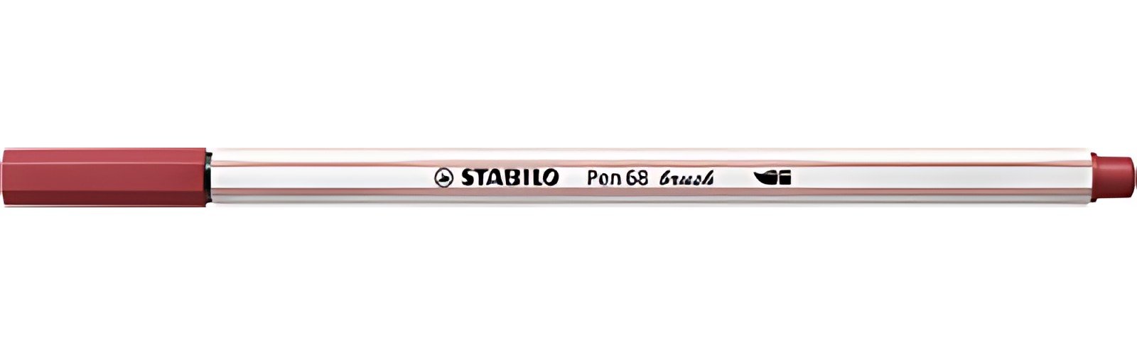 STABILO Feutre pinceau Pen 68 brush, rouge foncé