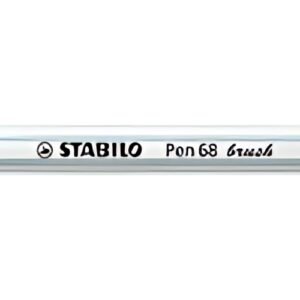STABILO Feutre pinceau Pen 68 brush, bleu turquoise