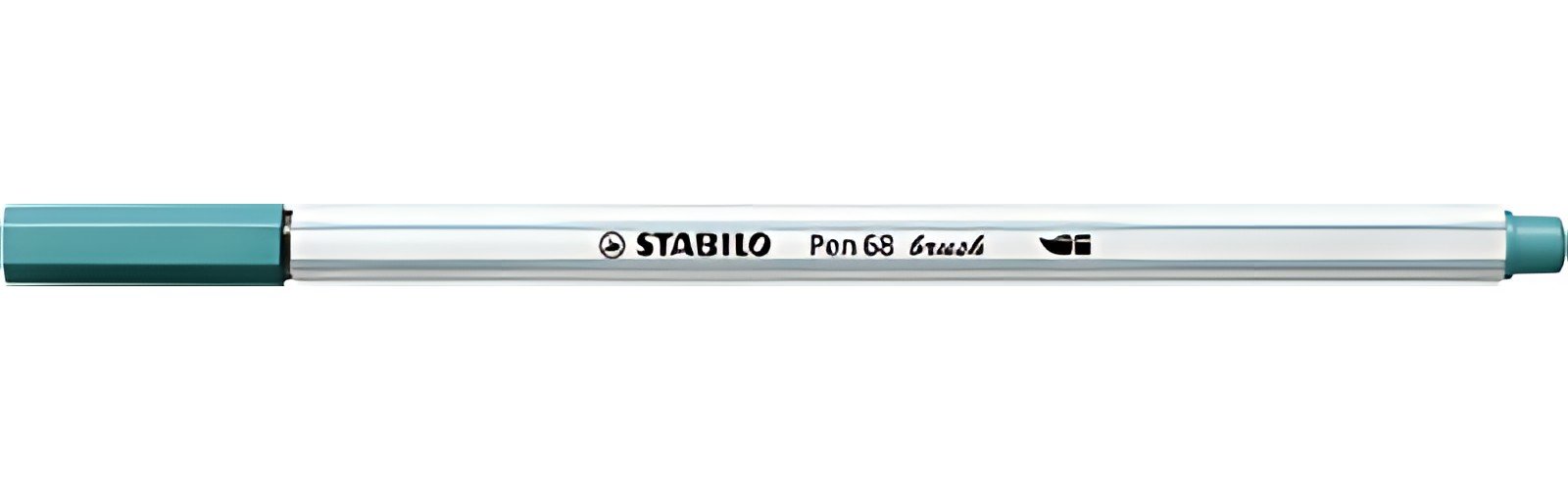 STABILO Feutre pinceau Pen 68 brush, bleu turquoise