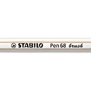 STABILO Feutre pinceau Pen 68 brush, ocre foncé
