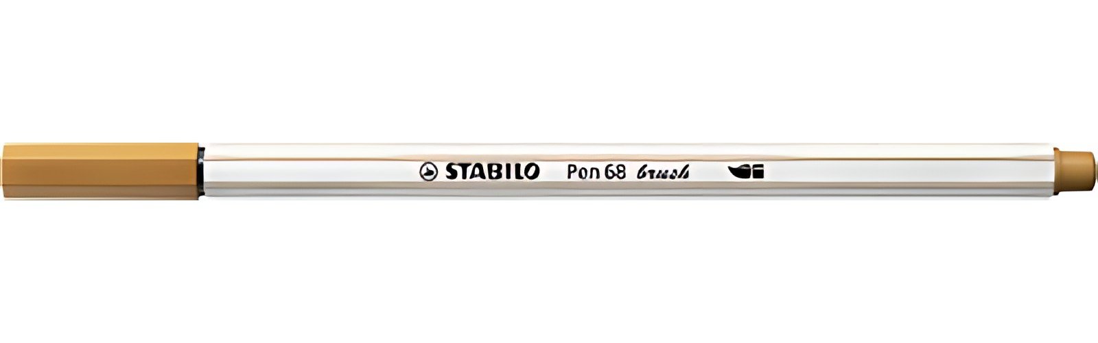 STABILO Feutre pinceau Pen 68 brush, ocre foncé