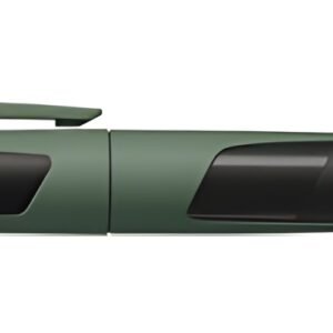 STABILO Stylo à plume Flow, vert kaki/noir