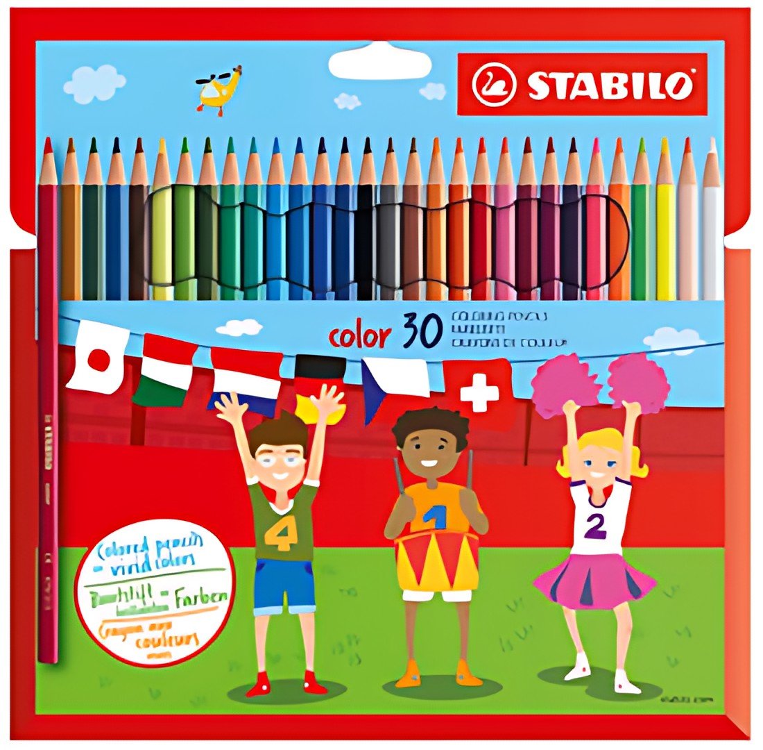 STABILO Crayons de couleur color, hexagonal, étui en carton
