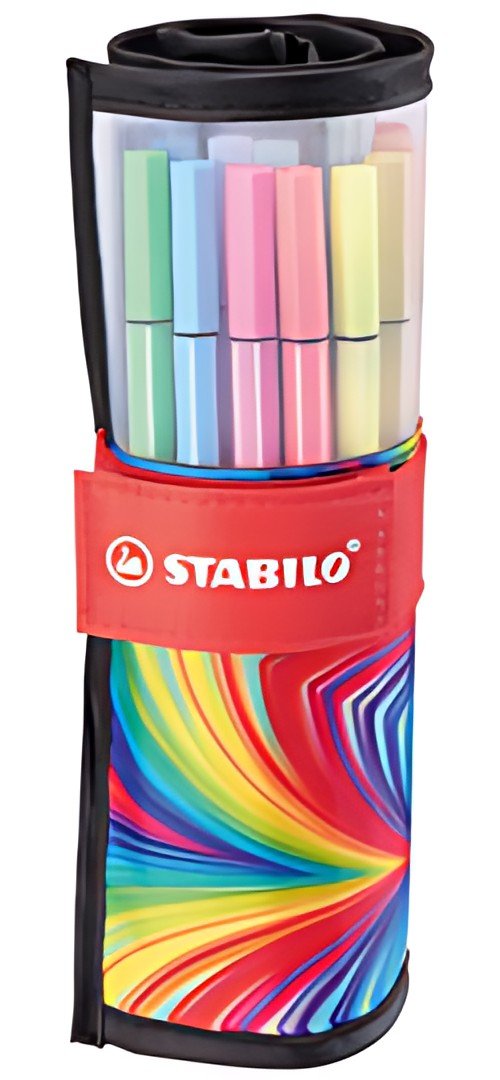STABILO Feutre Pen 68, rollerset de 25 ARTY Edition