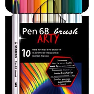 STABILO Feutre pinceau Pen 68 brush ARTY Edition, étui de 12