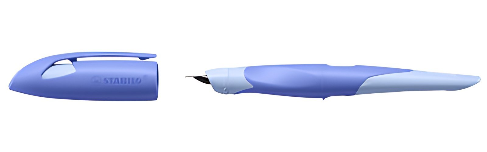 STABILO Stylo plume EASYbirdy R Pastel Edition, bleu/azur