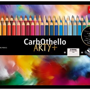 STABILO Crayon pastel CarbOthello ARTY+, étui de 60