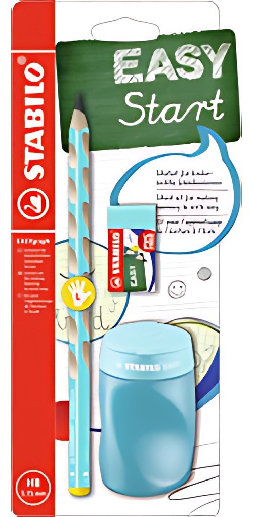 STABILO Kit pour écolier EASYgraph, pour gauchers, bleu