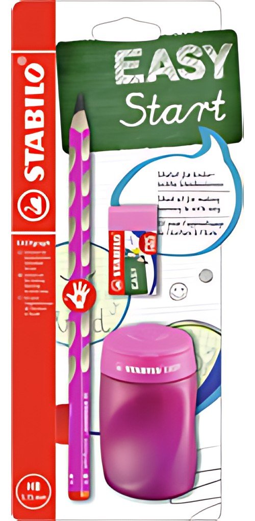 STABILO Kit pour écolier EASYgraph, pour droitiers, bleu
