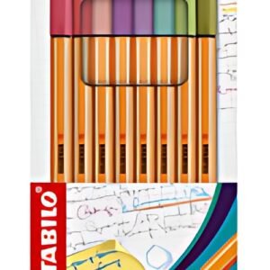 STABILO Feutre à pointe fine point 88, étui carton de 8