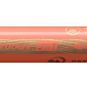 STABILO Crayon multi-talents woody 3en1, rond, rouge pastel