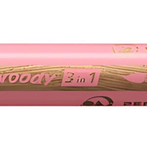 STABILO Crayon multi-talents woody 3en1, rond, rose pastel