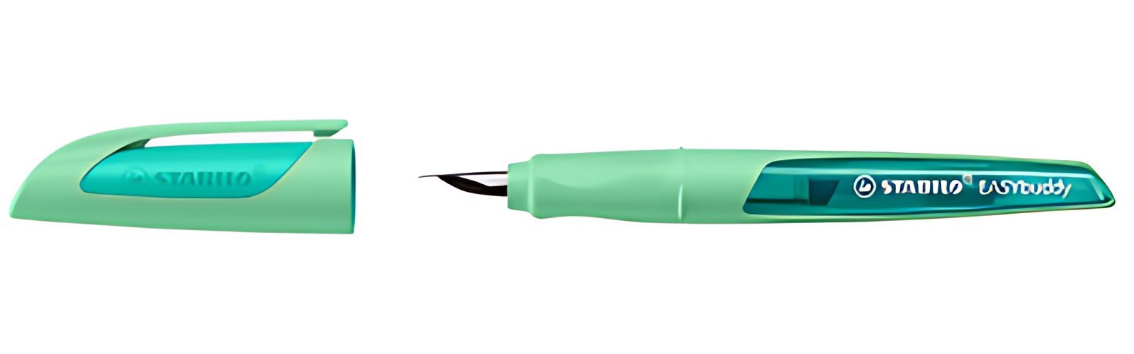 STABILO Stylo plume EASYbuddy L, gauchers, vert menthe