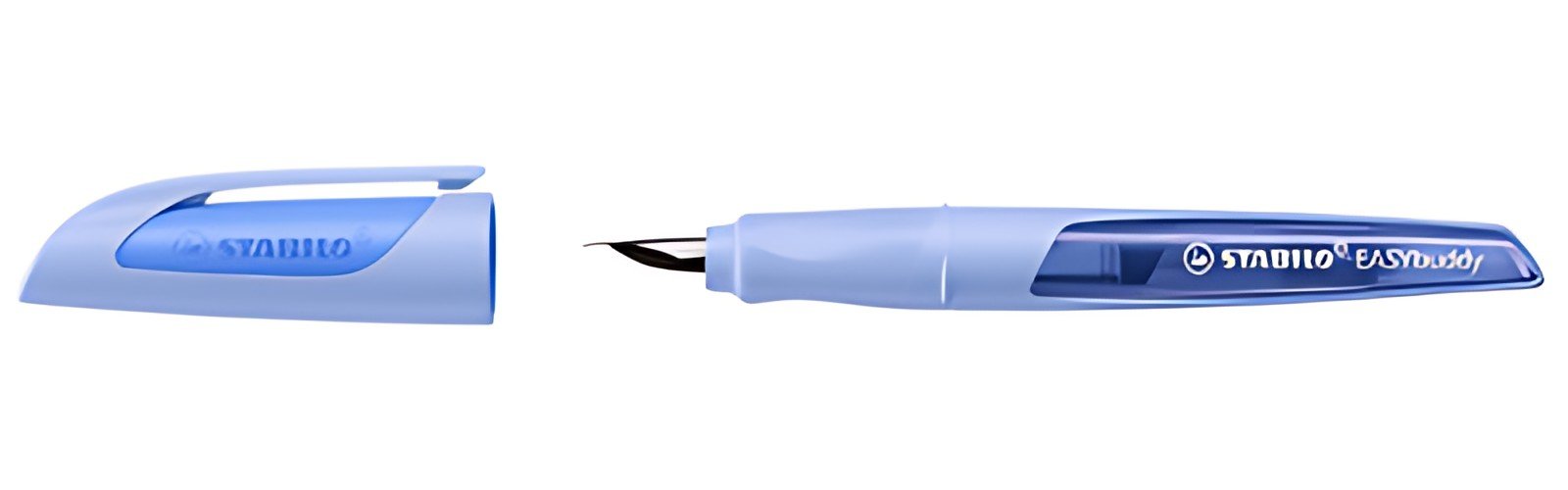STABILO Stylo plume EASYbuddy M, droitiers, bleu nuage