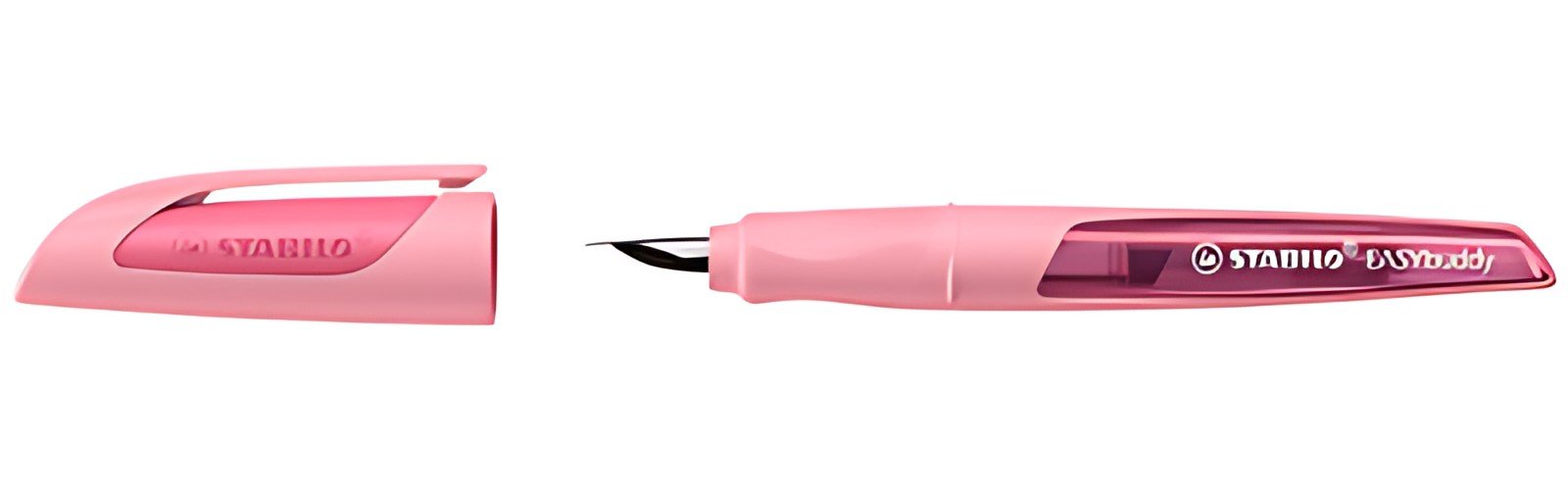 STABILO Stylo plume EASYbuddy M, droitiers, rouge