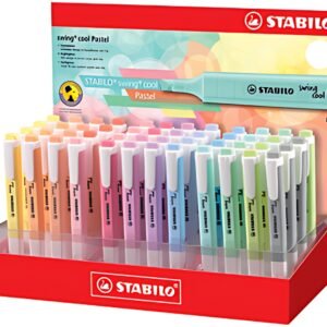 STABILO Surligneur swing cool Pastel, présentoir de 48