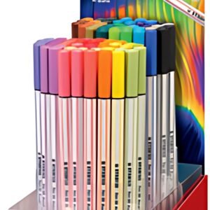 STABILO Feutre pinceau Pen 68 brush ARTY, présentoir de 80