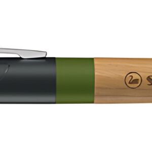 STABILO Stylo plume Grow, vert mousse / chêne