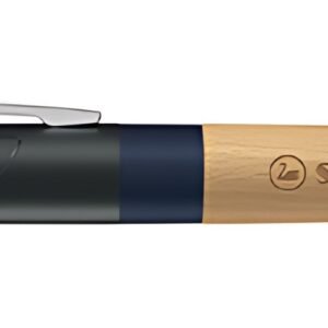 STABILO Stylo plume Grow, bleu myrtille / hêtre