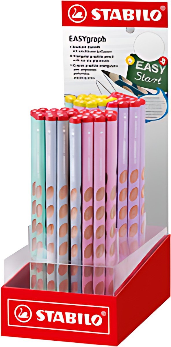 STABILO Crayon à papier d'apprentissage EASYgraph Pastel