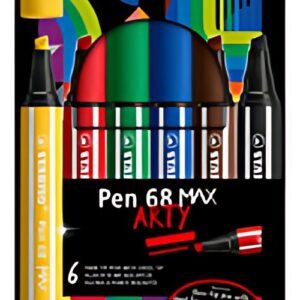STABILO Feutre Pen 68 MAX, étui de 6 ARTY