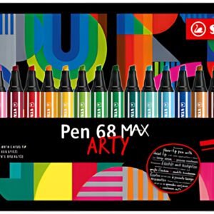 STABILO Feutre Pen 68 MAX, étui de 20 ARTY