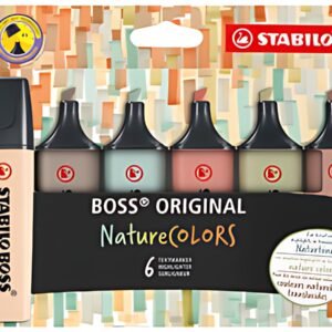 STABILO Surligneur "BOSS ORIGINAL" NatureCOLORS, étui de 6
