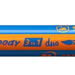 STABILO Crayon multi-talents woody 3en1 duo, orange/bleu