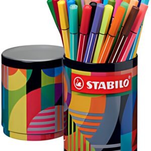 STABILO Feutre Pen 68, boîte métal de 45 ARTY