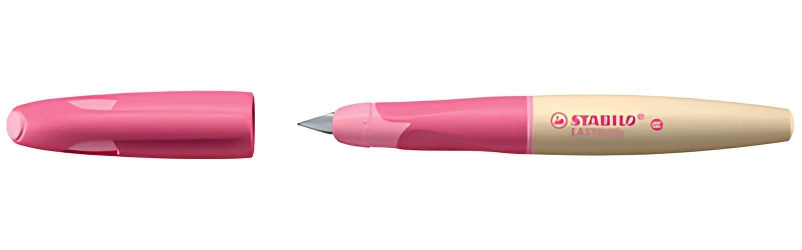 STABILO Stylo plume EASYbirdy Timber L, gaucher, rose