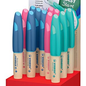 STABILO Stylo plume EASYbirdy Timber L/R, présentoir de 12