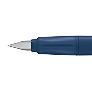 STABILO Stylo plume EASYbuddy M, droitier, bleu acier/lime