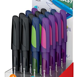 STABILO Stylo plume EASYbuddy M, droitier, présentoir de 16