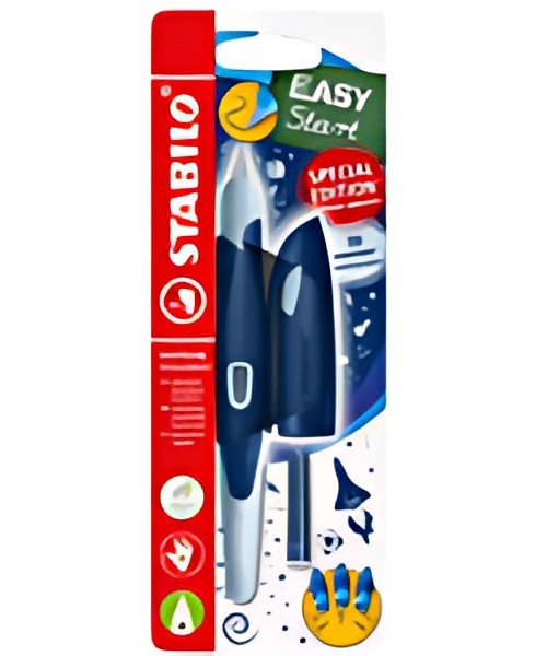 STABILO Stylo plume EASYbirdy 3D DreamWorld L, bleu, A