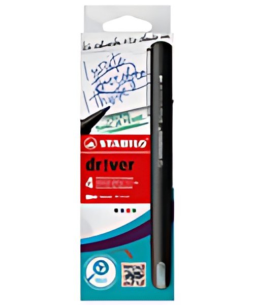 STABILO Feutre d'écriture dr!ver, medium, étui carton de 4