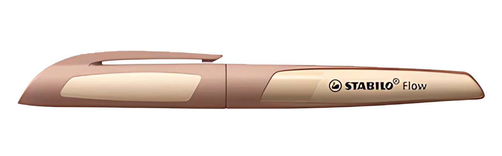 STABILO Stylo à plume Flow MONOCHROME, beige/rosé