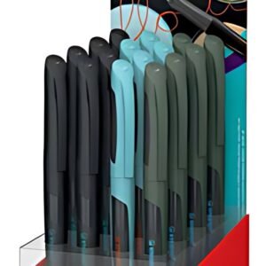 STABILO Stylo à bille Flow, présentoir de 16