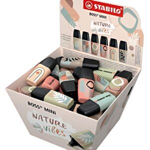 STABILO Surligneur BOSS MINI Naturevibes, présentoir de 50