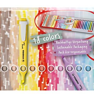 STABILO Surligneur swing cool NatureCOLORS, set de table