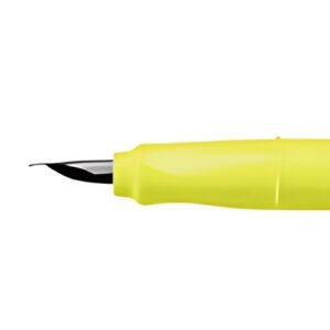 STABILO Stylo plume EASYbuddy FLUO L, pour gauchers, jaune